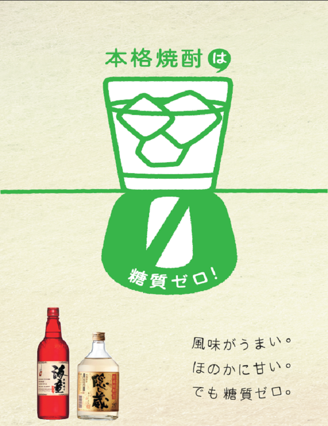 本格焼酎が糖質０ってほんと？