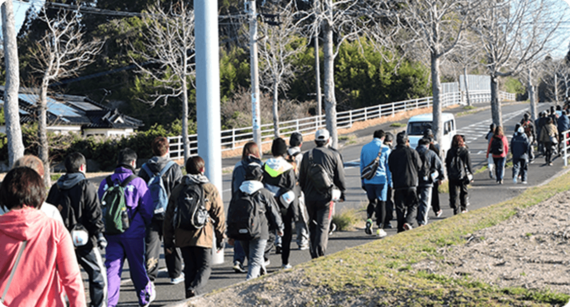 東日本大震災復興支援「いちき串木野海童ウォーキング」